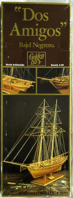 Modelmar SA 1/50 Baltimore Clipper Dos Amigos 1832 - 34.6 inch Wood and Metal Ship plastic model kit